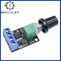 Shockley High Linearity 5V 9V 12V 10A PWM ความเร็วมอเตอร์ DC ตัวควบคุมหรี่ไฟแอลอีดีโมดูลสวิตช์ไฟปรับความเร็วแผงควบคุมการทำงานสวิทช์