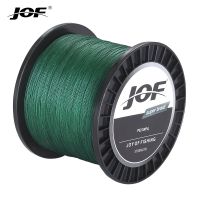 JOF 8เส้นถัก100% Senar Pancing PE 300ม. 500ม. 1000ม. Senar Pancing PE ม้วนเชือกประมงเรียบ20-100LB สำหรับตกปลาน้ำเค็ม