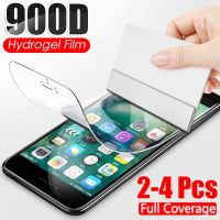 ขายดี YJ99529 - /  2-4Pcs 900D Hydrogel ฟิล์มสำหรับ Iphone 13 12 11 Pro XS Max X ป้องกันฟิล์มสำหรับ Iphone XR SE 2020 8 7 Plus