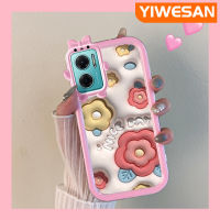 เคส Chenyyka สำหรับ Xiaomi Redmi 10 5G Redmi Note 11E 5G Redmi 11 Prime 5G เคสแฟชั่น3D ลายดอกไม้สีรุ้งที่มีสีสันเลนส์กล้องถ่ายรูปปกป้องปิศาจน้อยน่ารักเคสมือถือกันกระแทกและรอยขีดข่วนเคสป้องกันรอยขีดข่วน