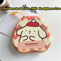 READY STOCK! For Monster Persona ANC Headphone Case Cute Cartoon Pudding dog  for Monster Persona ANC Headset Earpads Storage Bag Casing Box