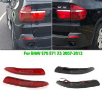 1 Pair LED Rear Bumper Light For BMW E70 E71 X5 2007-2013 Reflector Tail Light Warning Lamp Car Styling Red or Black