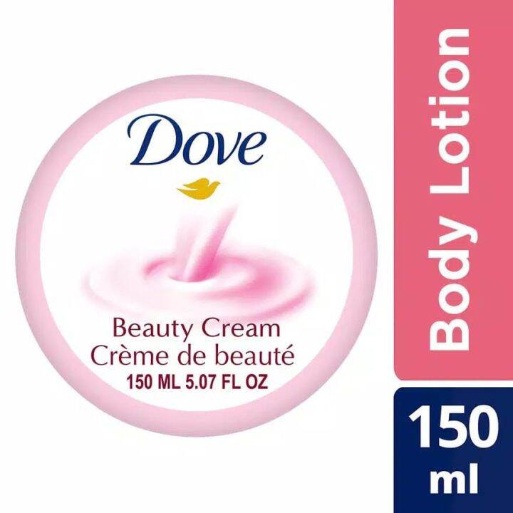 Dove Beauty Cream 150mL; A luxurious moisturizing body cream with a
