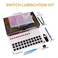 （Miss qis keycap）33 Lube StationTester Opener Lube Station DIY แพลตฟอร์มการกำจัดสองชั้นสำหรับแป้นพิมพ์เครื่องกล