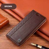 Luxury Genuine Leather Business Phone Case For TCL 20 20E 20L 20Y 20R 20S 20B 10 10L SE Pro Plus 5G Magnetic Flip Cover Card Holders