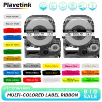 PLAVETINK 6/9/12/18/24mm Label Tape SS12KW ST12KW for LK-4WBN LK-4TBN Tape for Epson LabelWorks LW-300 400 600 700 Label Maker USB Hubs