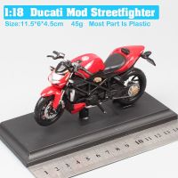 【Free-delivery】 โมเดลรถมอเตอร์ไซค์ขนาดเล็ก1/18ดูคาติสตรีทไฟเตอร์ S Streetbike Diecasts &amp; รถของเล่น Mod โมเดลมอเตอร์ไซค์ขนาดย่อ