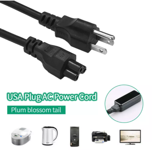 3 Prong Laptop Power Cord AC 1.5 Meter Power Cord 1.5 Meter HD (desktop ...