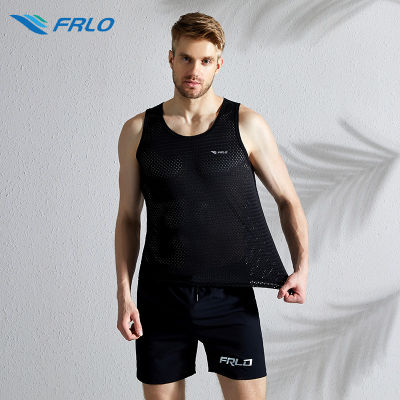 FRLO เสื้อกล้ามว่ายน้ำผู้ชาย เสื้อกีฬาแขนกุด ขนาดคิงไซส์ แฟชั่น แห้งเร็ว มีความยืดหยุ่นสูง Loose Sport tank tops Mens swimsuit รุ่น MS2201 [พร้อมส่งจ้า]