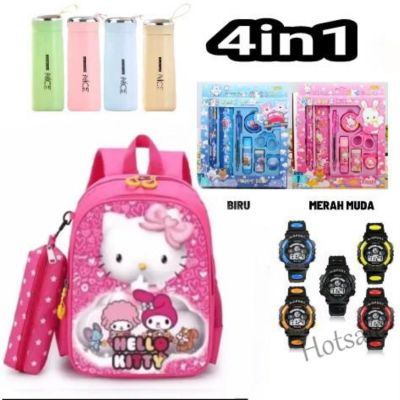 【hot sale】❃❇ C16 Ggs HELLO KITTY - Elementary School Girls School Bag/TK School Bag Backpack Girls Bag Childrens Backpack prinitng