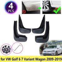 JHTJHNDTGFJHND สำหรับ VW Volkswagen Golf 6 7 MK6 MK7 Estate Variant Wagon 2009 ~ 2019 Mudguards Mudflap Fender Mud Flaps Splash รถอุปกรณ์เสริม2017