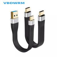 อัลตร้า USB แบบสั้น C ถึงสายเคเบิลหลอดไฟ PD สายชาร์จสำหรับอย่างรวดเร็ว Iphone Ipad USB C สาย Type C สายข้อมูลซิงค์ที่ชาร์จความเร็วสูง