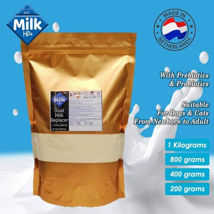 MilkHP Goats Milk Replacer Pet Milk for Kitten Puppies Dogs Cats Goats