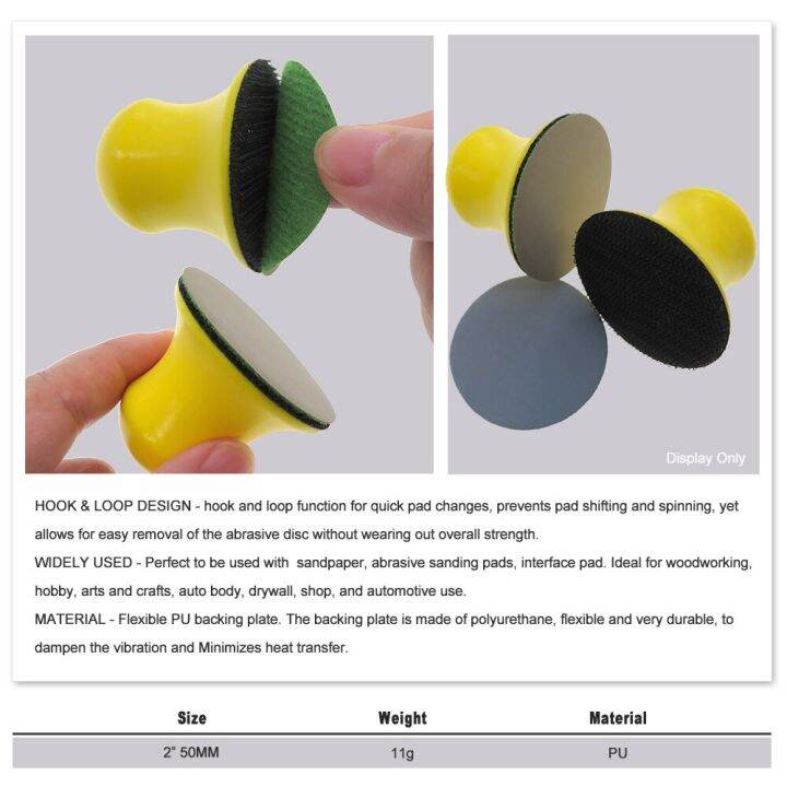 sand-paper-backing-elastic-hand-sanding-block-pu-foam-sanding-disc-holder-for-hook-amp-loop-sandpaper-cleaning-tools