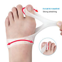 2Pcs Gel Big Toe Separator Bunion Corrector Toe Straightener Crooked Toes Hallux Valgus Bunions Foot Care Tools