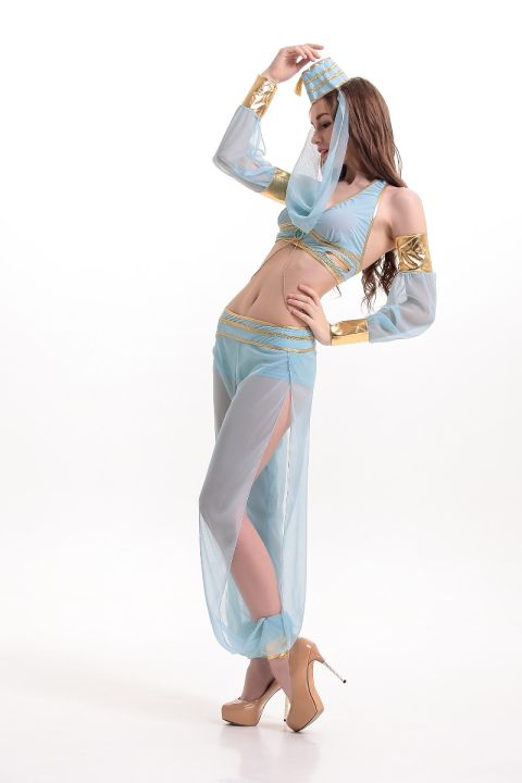 ms11231-ชุดจินนี่-จี่นี่-ชุดอินเดีย-aladdins-sexy-genie-costume-ด่วนมีส่งgrabค่า