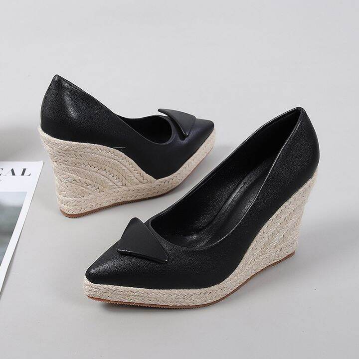 new-high-thick-wedge-bottom-with-shallow-mouth-single-shoes-female-thick-with-straw-rope-bottom-big-yards-of-shoes