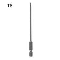 1ชิ้น100มิลลิเมตรหัวไขควง Torx แม่เหล็ก T8-T40 T8 T9 T10 T15 T20 T40 T30 T25