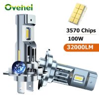 OVEHEL LED Head Light H4 H8 H11 9012 CANBUS Headlight Bulb H7 LED 100W 20000LM 9005 Car Lamp for BMW Ford Benz Renault VW Audi Bulbs  LEDs  HIDs