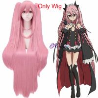 ชุดเครื่องแบบชุดคอสเพลย์ผู้หญิง Owari No Seraph Krul Tepes วิกคอสเพลย์เครื่องแต่งกายวันฮาโลวีนแวมไพร์แม่มดอนิเมะสำหรับผู้หญิง