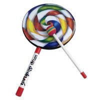 Orff Instruments Lollipop Drums 10 Inch Dance Props Percussion Instruments Hand Drum Preschool Education Toys