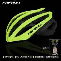 HOT★CAIRBULL Ultralight Racing หมวกกันน็อคจักรยาน240G ชายขี่จักรยานคู่ PC + EPS CE ป้องกันกลางแจ้งผ้าโพกศีรษะ54-58ซม.