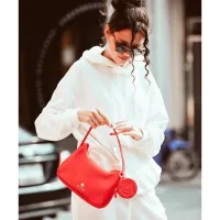 Aristotle bag - nylon spaghetti red