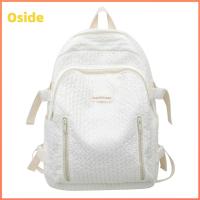 OSIDE ไนลอนทำจากไนลอน กระเป๋าเป้สะพายหลัง น้ำหนักเบามาก ความงามสวยงาม กระเป๋าสำหรับนักเรียน ภาษาญี่ปุ่นญี่ปุ่น การเดินทางการเดินทาง กระเป๋าใส่หนังสือ คู่รักชายหญิงนักเรียน