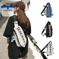 LEGILIMENS ใหม่2022 Unisex One Shoulder Diagonal Waterproof Nylon Messenger Bag Casual Fashion Style