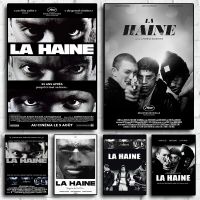 1995 La Haine โปสเตอร์ภาพยนตร์ย้อนยุค: โปสเตอร์พิมพ์ที่ไม่ซ้ำกันสำหรับห้องนั่งเล่น,ผ้าใบจิตรกรรมศิลปะ,บ้านภาพตกแต่งผนัง,เหมาะสำหรับคนรักภาพยนตร์1007