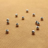 50pcslot DIY beads real rose Gold plated beads for necklace pendant celet copper Smooth solid Ba