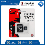 100% CHÍNH HÃNG Thẻ Nhớ Micro SD Kingston 32GB Class 10 - Camera Toàn Cầu thumbnail