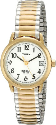Timex Womens Easy Reader 25mm Watch White Two-Tone