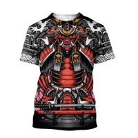 （ALL IN STOCK 2023）  samurai japanese and fashion dragon tattoo 3d t shirt size