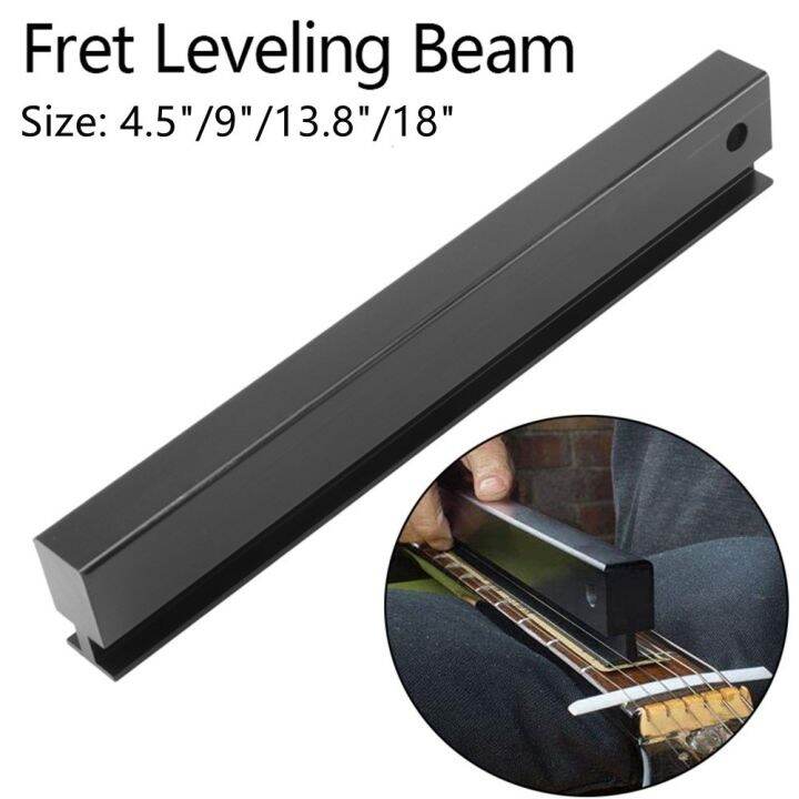 Fret Sanding Beam Fret Sanding Leveling Beam Luthier Tool Black High