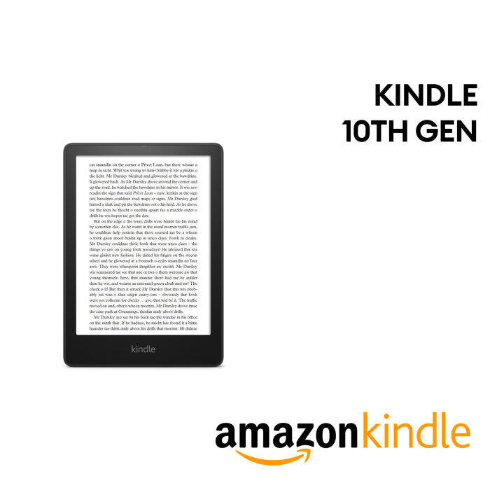 Amazon Kindle E Reader 10th Gen 8gb with Builtin Front Light 2019