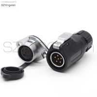 ✓◑♧ XHP20 Flange Panel Mount Connector 2/3/4/5/6/7/8/9/10/12 Pin Industrial Motor Waterproof IP68 Aviation Male Plug Female Socket