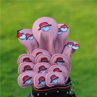 Original single pink Malbon baseball cap wooden pole set golf club set head cover protective cap set fisherman hat Korean PXGˉCallawayˉTitleistˉScotty Cameronˉ