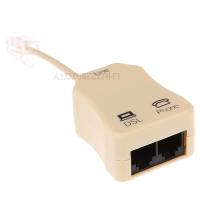 [HOT HAIXWLXKWW 589] ADSL Modem Phone Phone Fax In-Line Splitter Filter Network