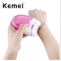 ?ส่งฟรี เครื่องถอนขน KEMEI KM-189A เครื่องกำจัดขน ถอนขนแขน ขา รักแร้ หนวด ขอบบิกินี่ แบบไร้สายแบบพกพา ชาร์จไฟผ่าน USB