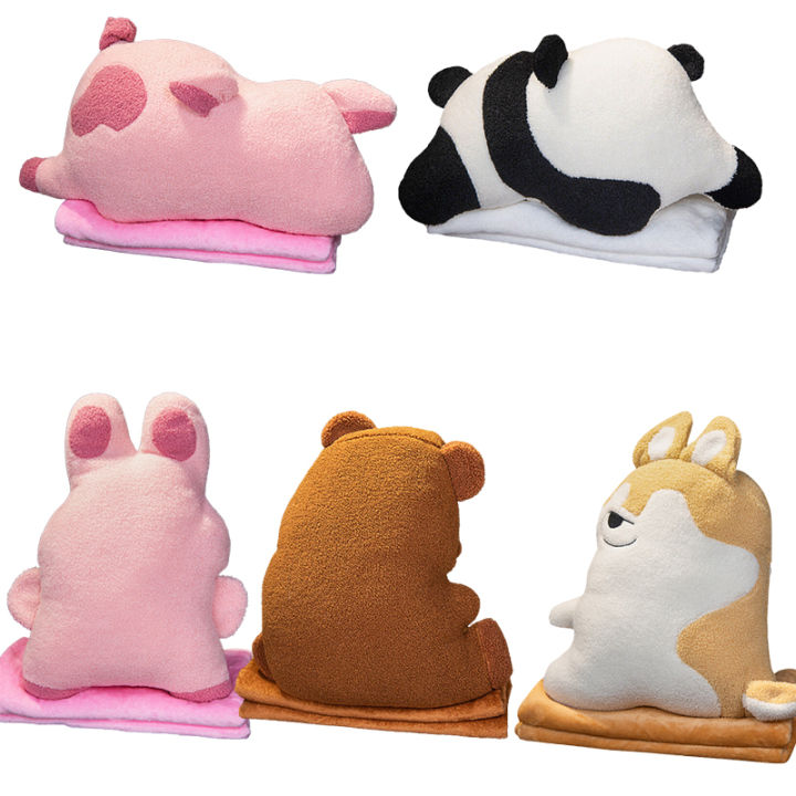 blanket-cute-pillow-cartoon-animal-air-conditioner-sofa-cozy-nap-toy-soft-plush