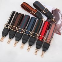 Shoulder Bag Strap Handle Crossbody Canvas Solid Color Leather Stripe Belt Bag Replacement Adjustable DIY Part Decorative Straps Furniture Protectors