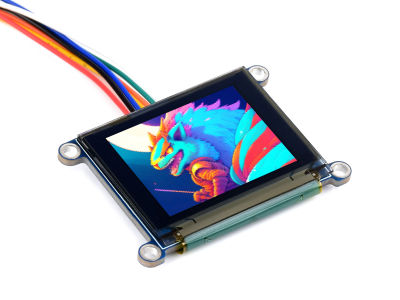 โมดูลจอแสดงผล RGB OLED ขนาด1.27นิ้วความละเอียด128 × 96สี262K อินเทอร์เฟซ SPI สำหรับ Raspberry Pi, Arduino, STM32