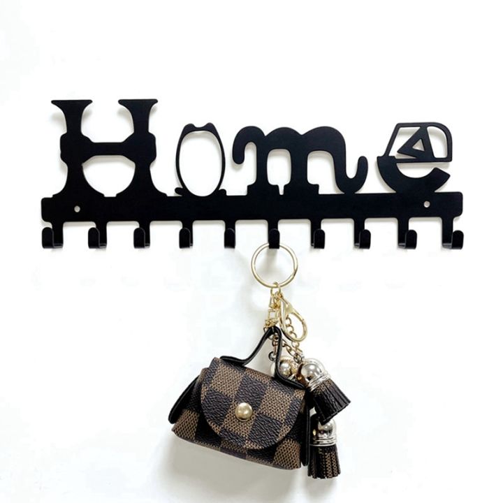 key-rack-holder-wall-mounted-key-holder-10-hooks-hanging-rack-cute-key-decorative-with-screws-anchors-for-coat-clothes