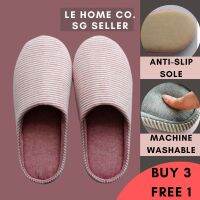 [SG INSTOCK] BUY 3 FREE 1 Bedroom Slippers for Men or /Couple On/Closed Toe/Japan