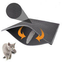 Cat Litter Mat กันน้ำ EVA Double Layer Cat Litter ดักจับสัตว์เลี้ยงกล่องทำความสะอาด Pad สำหรับแมวอุปกรณ์เสริม Dropship