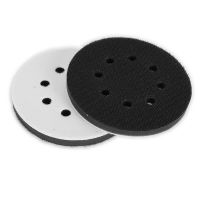 2 Pcs 5 นิ้ว 125 มม. 8 หลุมฟองน้ำนุ่มอินเทอร์เฟซ Pad Hook &amp; Loop Sanding Pads Backing Plate สำหรับ Festool Sander ขัด-Lianeur