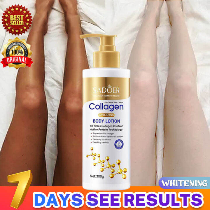 Collagen Whitening Body Lotion Moisturizing Firming Skin Improve Dark Skin Dry Rough Remove 2073