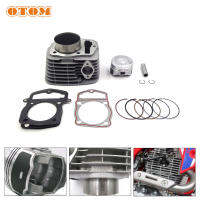 OTOM รถจักรยานยนต์65.5 Bore กระบอกปะเก็นบล็อกปรับปรุง Commpression Ratio ลูกสูบสำหรับ HONDA CB223S CRF230L FTR223 Sl XL230 XR230