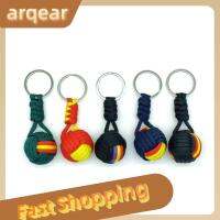 ARQEAR529453 3Pcs ห่วงโซ่กุญแจ สายเชือกร่มชูชีพ พวงกุญแจเชือกเส้นเล็ก หัวเข็มขัดพาราคอร์ดแบบทอ จี้ลูกกลม ของใหม่ เครื่องมือการเอาชีวิตรอด พวงกุญแจรูปกุญแจ กิจกรรมกลางแจ้งกลางแจ้ง